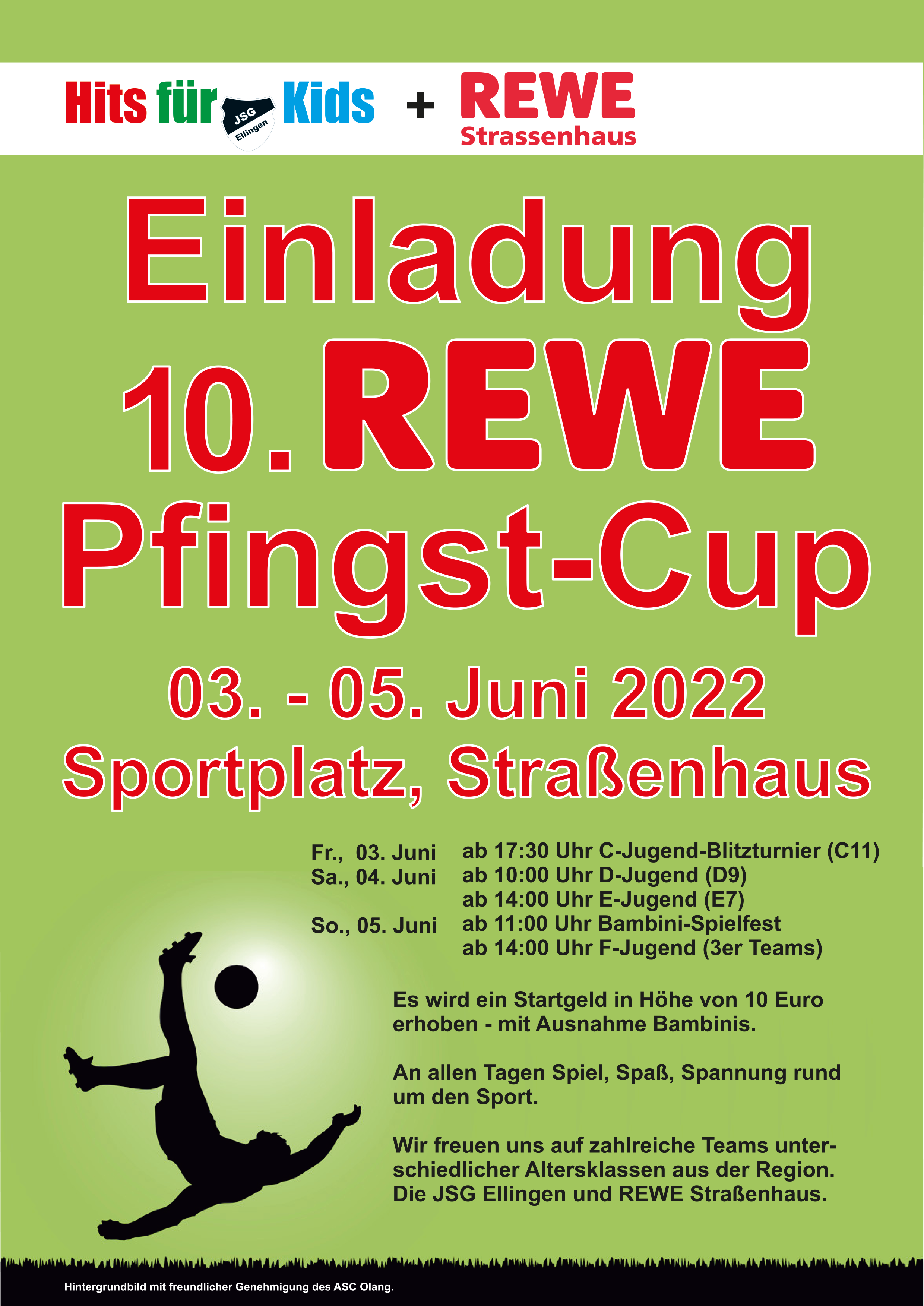 Plakat 10. REWE-Pfingstcup