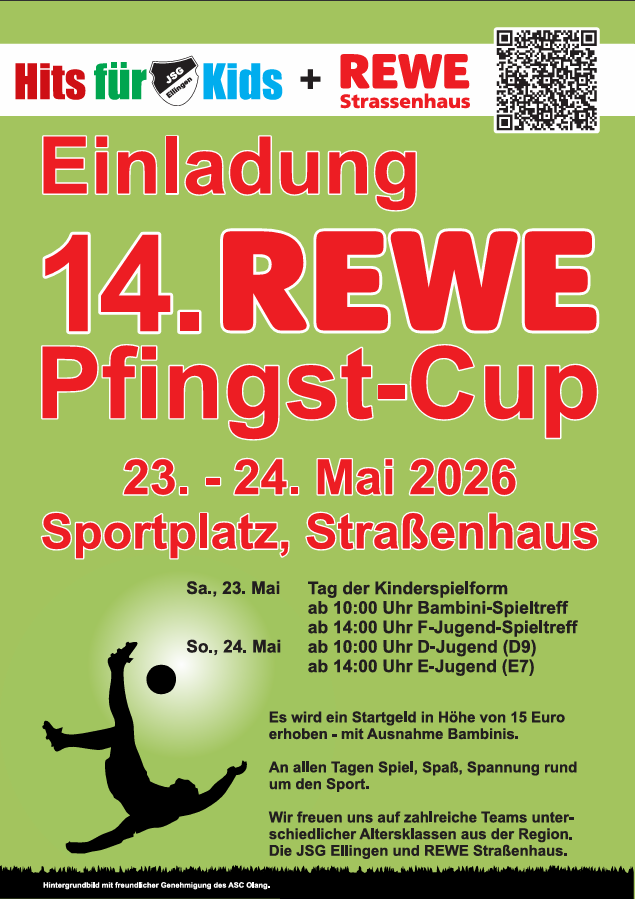 Plakat 14. REWE-Pfingstcup